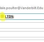 Communicating to groups via email.  What are the options?